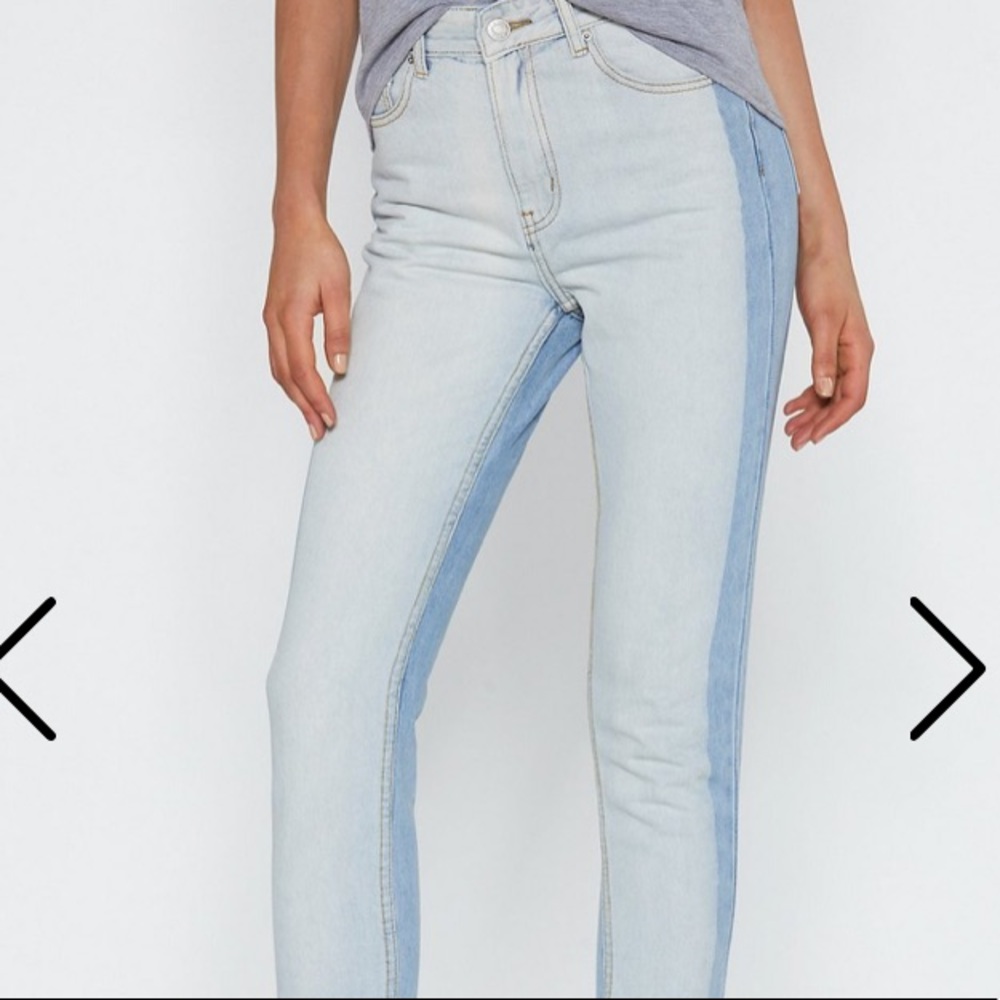 Two Tone Jeans - Picture 2 of 4